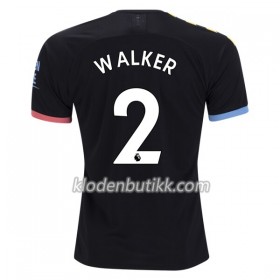 Manchester City Walker 2 Borte Fotballdrakt 2019-2020 Kortermet